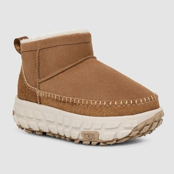 UGG Venture Daze Ultra Mini Chestnut UGGplush Unisex Boots - Picture 1 of 11